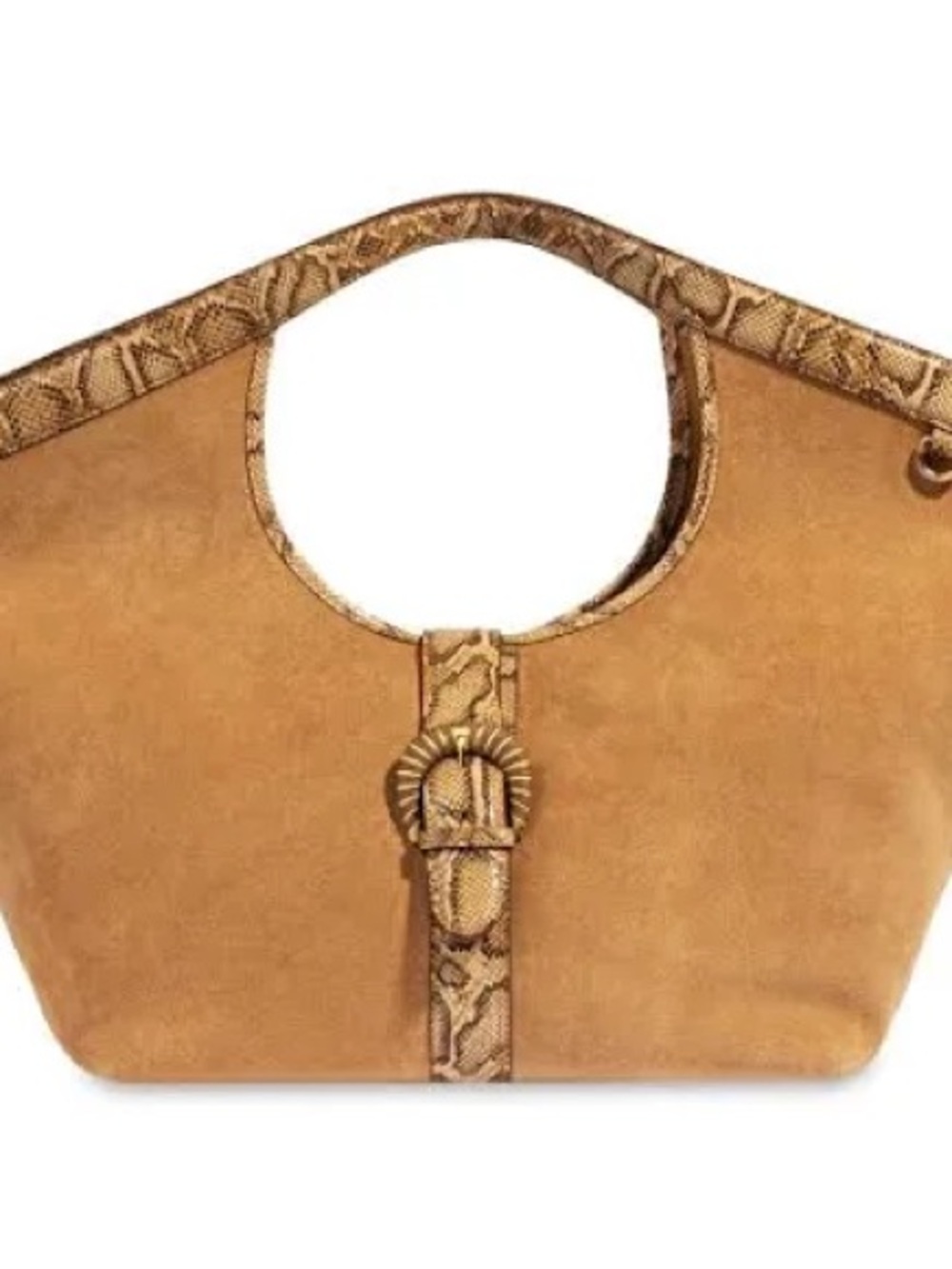 NWT🌻 Sam & Edelman Lucy Buckle Extra-Large Tote Handbag - Picture 5 of 11